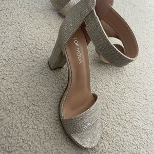 Gold heels